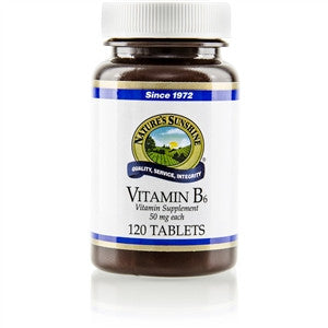 B-6 50mg VITAMINS (120 Tablets)