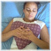 HEARTBEAT PILLOW (Large) flax seeds only, no herbs