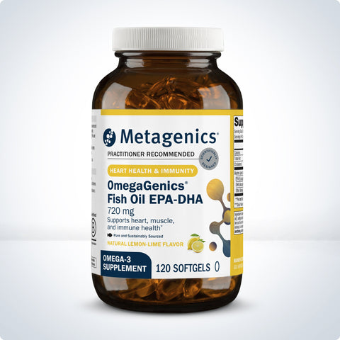 OMEGAGENICS EPA-DHA 720 (120 softgel caps) Lemon Flavor