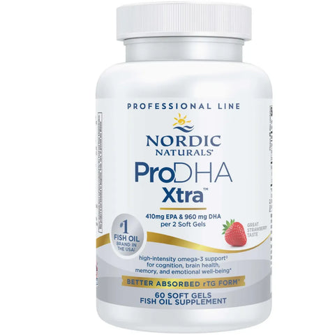 ProDHA 1000 (120 Soft Gels) Strawberry, Nordic Naturals