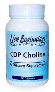 CDP Choline 500 mg (30 Caps) New Beginnings Nutritionals