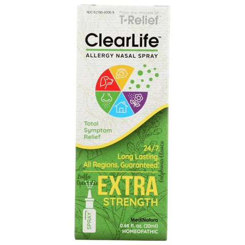 CLEARLIFE ALLERGY RELIEF SPRAY Extra Strength (20 ml) MediNatura