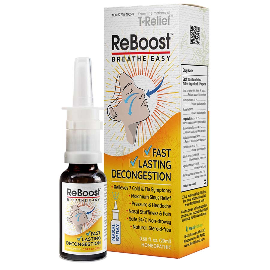 REBOOST BREATHE EASY Nasal Spray  (20 ml) MediNatura