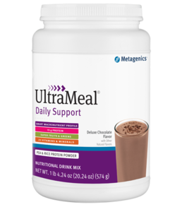 ULTRAMEAL DAILY SUPPORT Pea and Rice Potein Powder - Deluxe Chocolate (14 Servings)